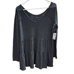 AMERICAN EAGLE Over the shoulder tunic blouse